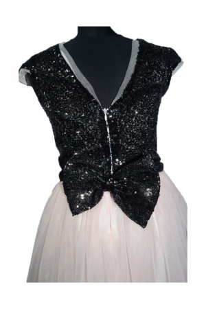 Rochita eleganta pentru fete Micul Vip RMV3-N-104, Negru [3]