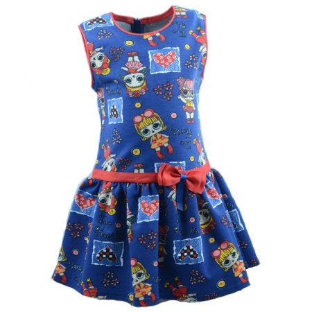 Îmbrăcăminte fete - Rochita eleganta pentru fete Mini Junior ASJ7-104, Multicolor
