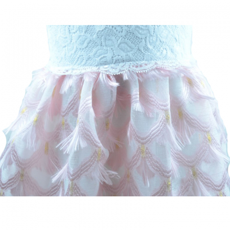 Rochita eleganta pentru fete Mini Junior ASJ9-128, Multicolor [3]