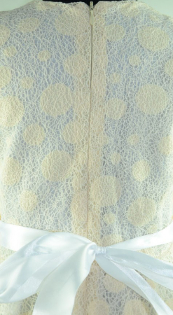 Rochita eleganta pentru fete Mini Junior MWA14-116, Crem [1]