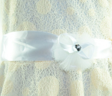 Rochita eleganta pentru fete Mini Junior MWA14-116, Crem [2]