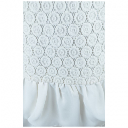 Rochita eleganta pentru fete Mini Junior PDMR1-128, Alb [1]