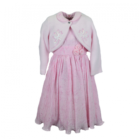 Îmbrăcăminte fete - Rochita eleganta pentru fete Mini Junior RB9-104-cm, Roz