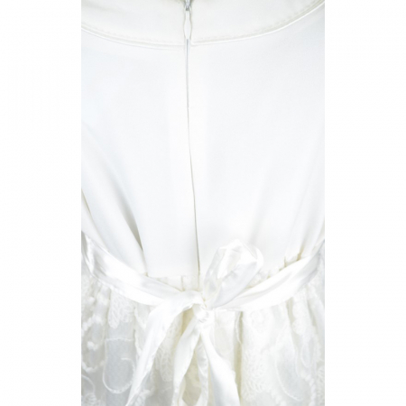 Rochita eleganta pentru fete Mini Junior RM-1-128-cm, Alb [1]