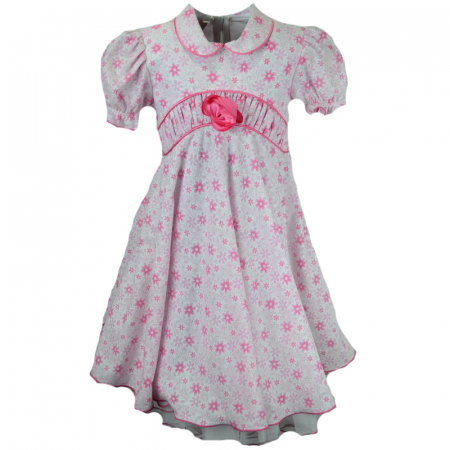 Îmbrăcăminte fete - Rochita eleganta pentru fete Mini Junior RM-23-98-cm, Roz