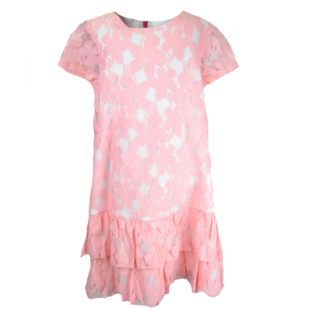 Îmbrăcăminte fete - Rochita eleganta pentru fete Mini Junior RM-3-128-cm, Roz