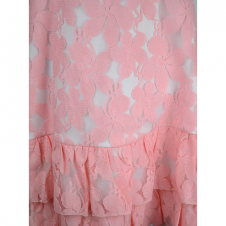 Rochita eleganta pentru fete Mini Junior RM-3-128-cm, Roz [2]
