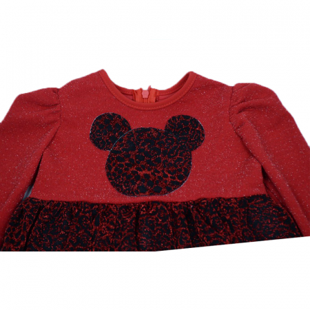 Rochita eleganta pentru fete Mini Junior SN-68-110-cm, Rosu [3]