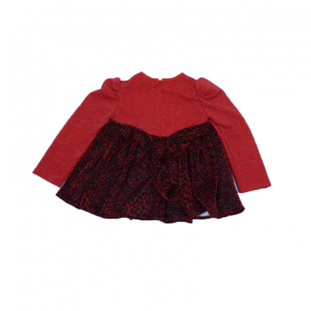 Rochita eleganta pentru fete Mini Junior SN-68-110-cm, Rosu [2]