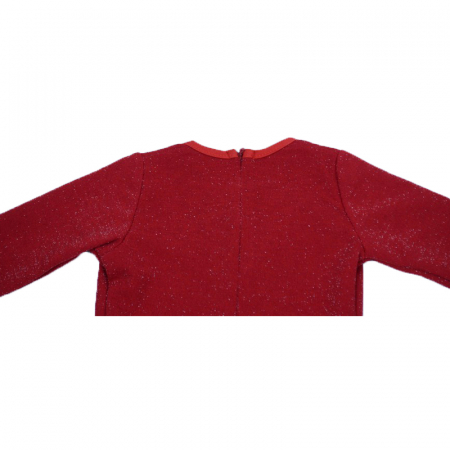 Rochita eleganta pentru fete Mini Junior SN-69-98-cm, Rosu [1]