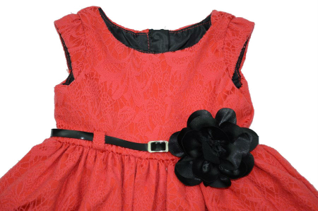 Rochita eleganta pentru fete Mini Junior SRF9-104, Rosu [1]