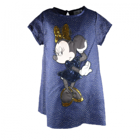 Rochite fete - Rochita eleganta pentru fete Sun City Minnie Mouse HS1123B-98-cm, Bleumarin