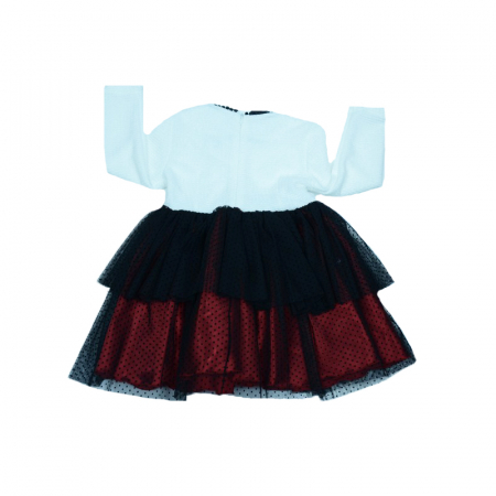 Rochita eleganta pentru fete Umbo SN-28-110-cm, Multicolor [3]