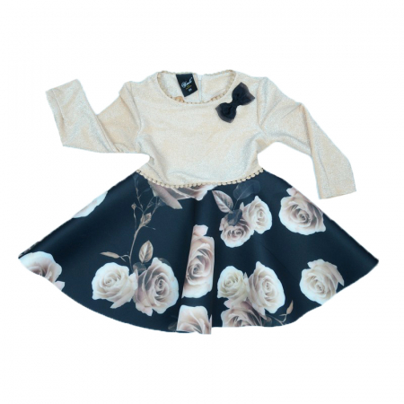 Îmbrăcăminte fete - Rochita eleganta pentru fete Umbo SN-32-122-cm, Multicolor