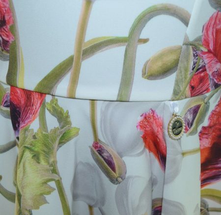 Rochita eleganta pentru fete Umbo UMB32-R-122-cm, Rosu [2]