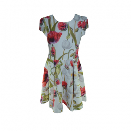 Îmbrăcăminte fete - Rochita eleganta pentru fete Umbo UMB32-R-122-cm, Rosu