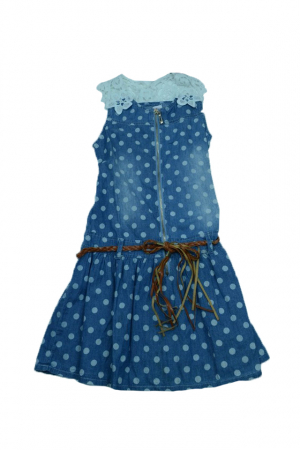 Îmbrăcăminte fete - Rochita pentru fete Happy House CC-293-128, Albastru