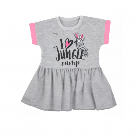 Îmbrăcăminte fete - Rochita pentru fete Koala Ara 07-802_74 cm, Gri