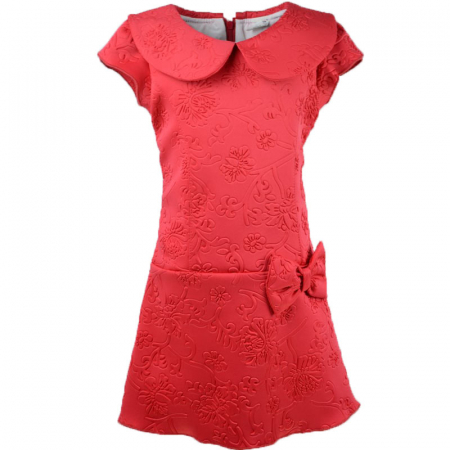 Îmbrăcăminte fete - Rochita pentru fete Mini Junior 110-75RU_110 cm-9514, Rosu