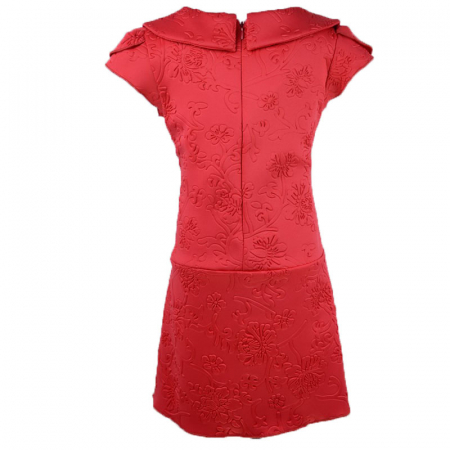 Rochita pentru fete Mini Junior 110-75RU_110 cm-9514, Rosu [1]