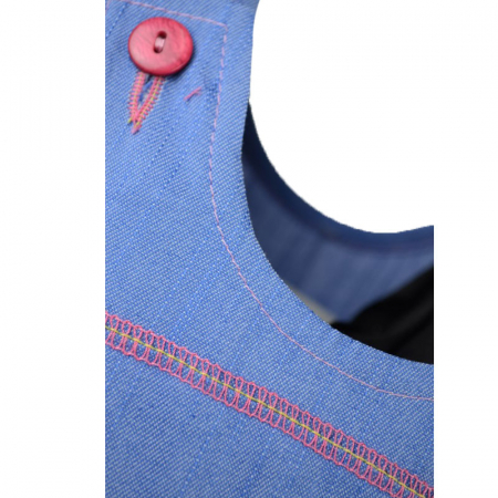 Rochita pentru fete Mini Junior 122-62A_104 cm, Albastru [2]