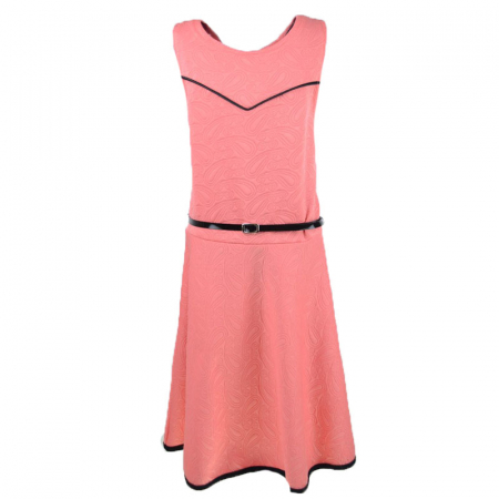 Îmbrăcăminte fete - Rochita pentru fete Mini Junior 128-62C_128 cm, Coral