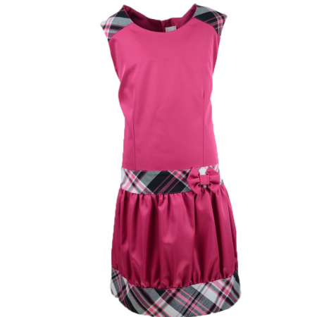 Îmbrăcăminte fete - Rochita pentru fete Mini Junior 140-82F_128 cm, Fucsia