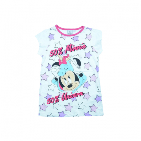 Tricouri fete - Tricou cu maneca scurta pentru fete Sun City Minnie Mouse SE2155, Multicolor