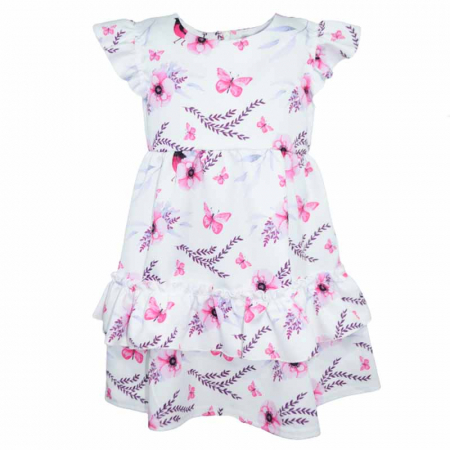 Îmbrăcăminte fete - Rochita pentru fete Tylkomet IGM-24, Alb