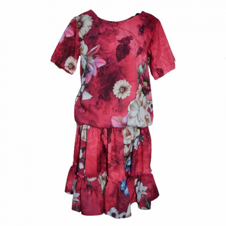 Îmbrăcăminte fete - Rochita pentru fete Tylkomet IGM-27, Visiniu