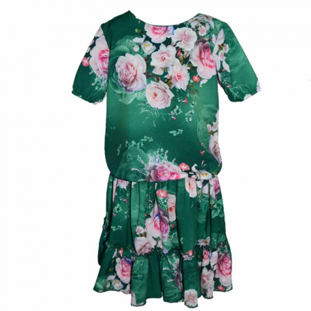 Îmbrăcăminte fete - Rochita pentru fete Tylkomet IGM-28, Verde