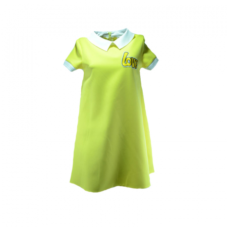 Îmbrăcăminte fete - Rochita pentru fete Viwa P-145-140, Galben