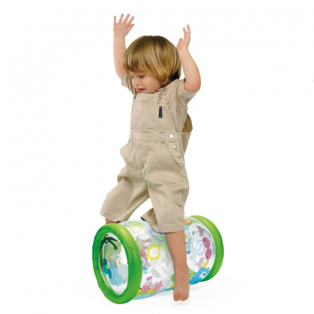 Jucarii bebelusi - Rola gonflabila muzicala model jungla Chicco 64929, Multicolor