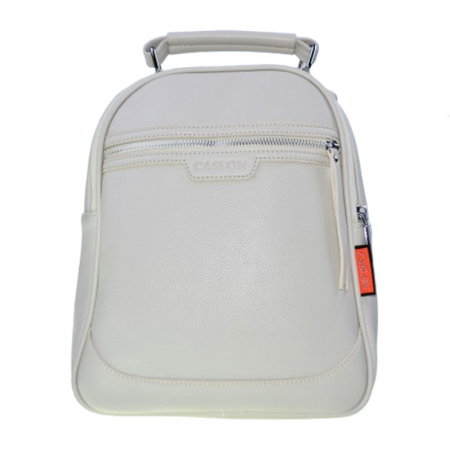 Rucsac dama casual Caslon RS-C1, Crem [1]