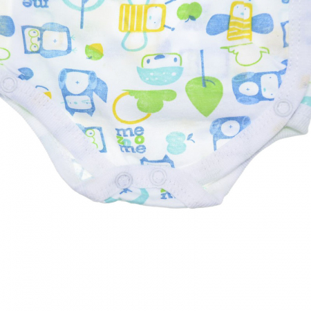 Body cu maneca lunga pentru baieti Happy CA52427-B, Multicolor [2]