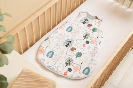 Sac de dormit fara picioare din bumbac marimea S pentru copii Sensillo SILLO-398976, Verde [4]