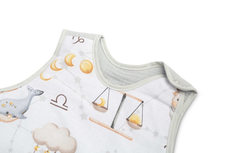 Sac de dormit fara picioare din bumbac marimea M pentru copii Sensillo SILLO-399065, Gri [2]