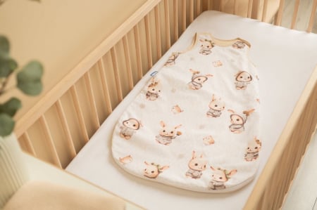 Sac de dormit fara picioare din bumbac marimea M pentru copii Sensillo SILLO-399089, Crem [4]