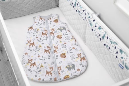 Sac de dormit fara picioare din bumbac marimea M pentru copii Sensillo SILLO-388717, Gri [4]
