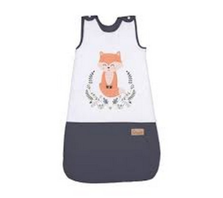 Saci de dormit - Sac de dormit fara picioare din bumbac, pentru copii, 50 x 70 cm, Albero Mio, N004F, Gri