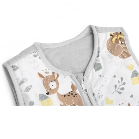 Sac de dormit fara picioare din bumbac marimea M pentru copii Sensillo SILLO-388717, Gri [3]