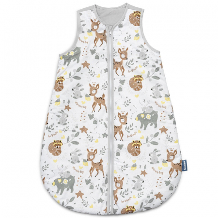 Saci de dormit - Sac de dormit fara picioare din bumbac marimea M pentru copii Sensillo SILLO-388717, Gri