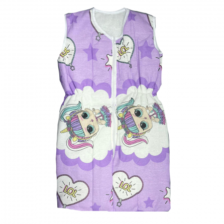 Saci de dormit - Sac de dormit pentru fete Mini Junior LOL 142-02MV, Mov