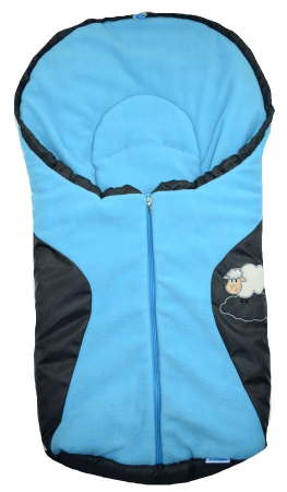 Carucioare - Sac de iarna pentru carucior Sensillo 8002A, Albastru