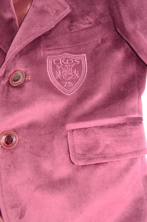 Sacou elegant pentru baieti LA KIDS 1434B-80, Visiniu [1]