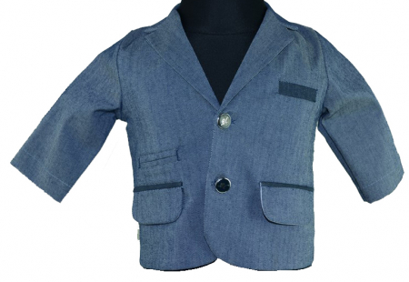 Îmbrăcăminte băieți - Sacou elegant pentru baieti Mini Junior SCMini SCNN6-AL-62, Albastru