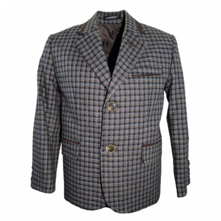 Sacouri - Sacou elegant pentru baieti LA Kids 1581-M, Maro