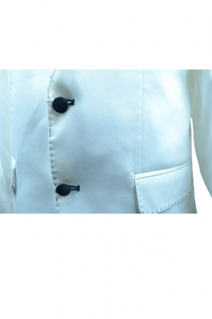 Sacou elegant pentru baieti LA Kids 1149-A-146-cm, Alb [1]