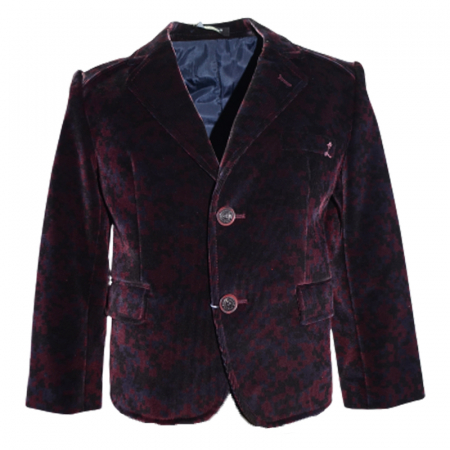 Sacouri - Sacou elegant pentru baieti LA Kids 1613-V, Visiniu