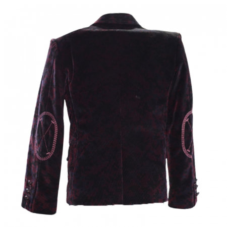 Sacou elegant pentru baieti LA Kids 1613-V, Visiniu [1]